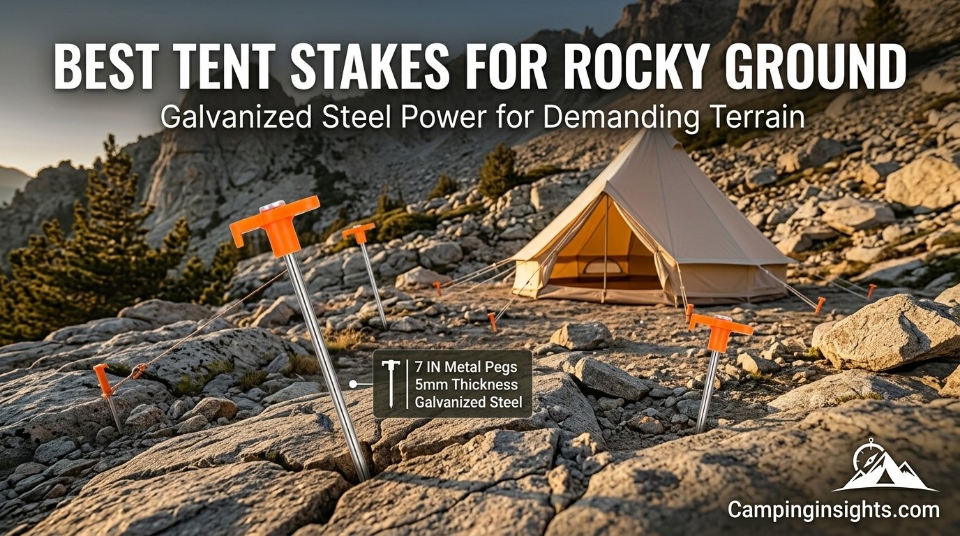 Heavy duty tent stakes for rocky terrain sub hero