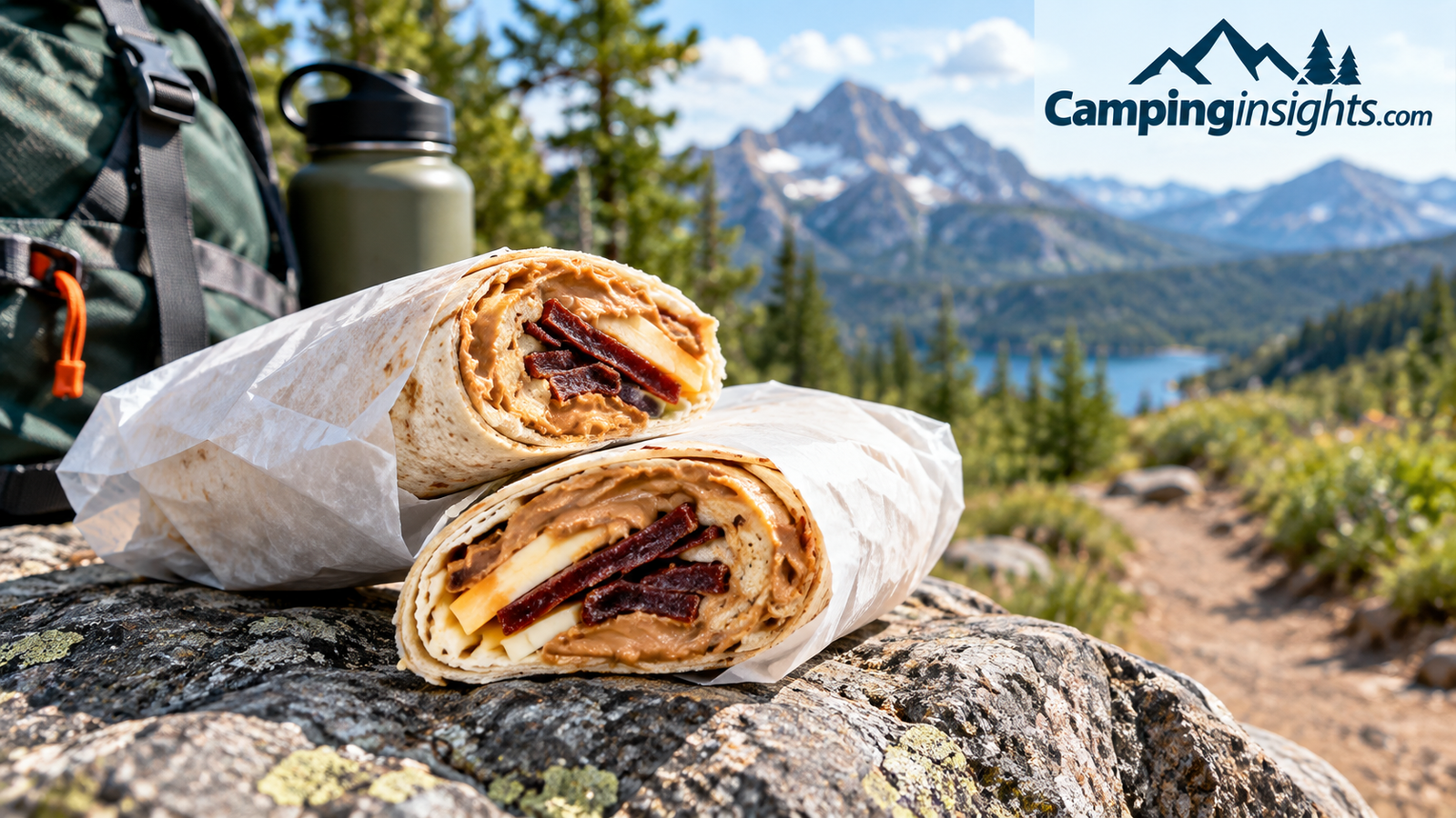 Tortilla trail wraps backpacking food idea